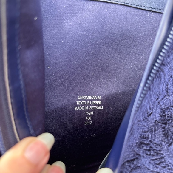 Unisa Dark Blue Ankle Boots - Picture 5 of 9